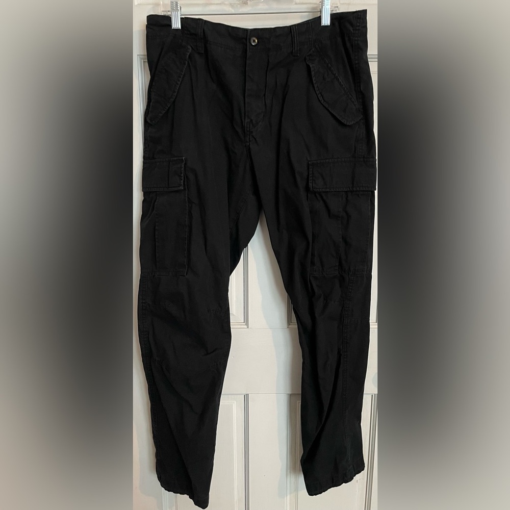 H&M Black Cargo Pants 33